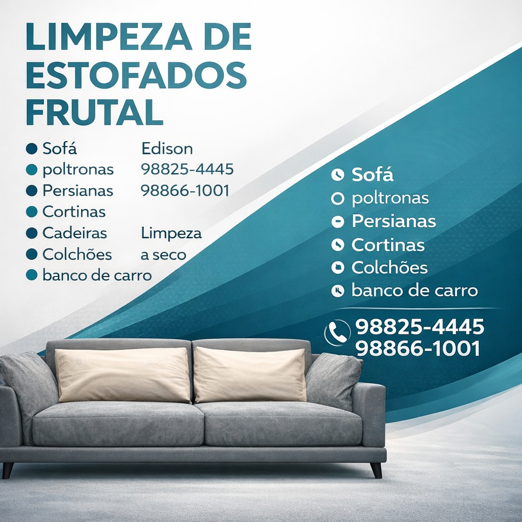 LIMPEZA DE ESTOFADOS FRUTAL